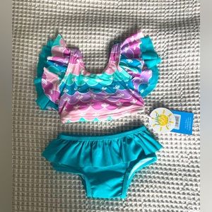 NEW baby/ toddler girl two piece bathing suit